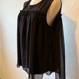 Elegant Black Sleeveless Top